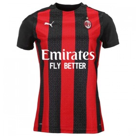 Camisolas de futebol AC Milan Mulher Equipamento Principal 2020/21 Manga Curta